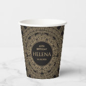 CUSTOM FARBEN elegant griechisch oder römisch Gebu Pappbecher (Vorderseite)