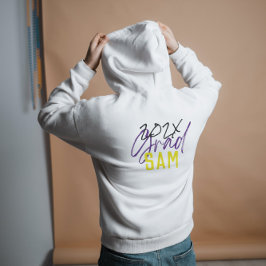 CUSTOM FARBTEXT UNI-ABSCHLUSS HOODIE