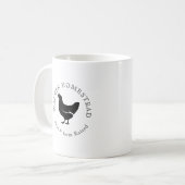 Custom Farm Business Logo Promo Coffee mug Kaffeetasse (Vorderseite Links)