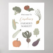 Custom Farmer's Market Party Poster (Vorne)