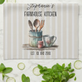Custom Farmhouse Kitchen All-over Print Geschirrtuch (Gefaltet)
