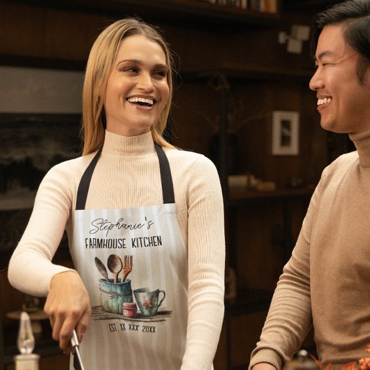 Custom Farmhouse Kitchen All-over Print Schürze