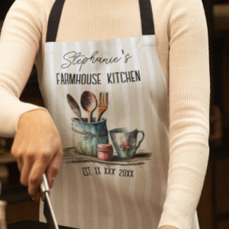 Custom Farmhouse Kitchen All-over Print Schürze