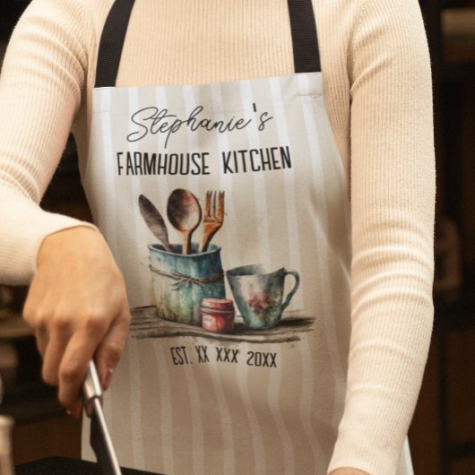 Custom Farmhouse Kitchen All-over Print Schürze