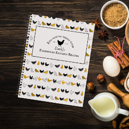Custom Farmhouse Kitchen Chicken Recipe Notizblock