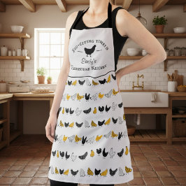 Custom Farmhouse Küche Hühnermuster Schürze