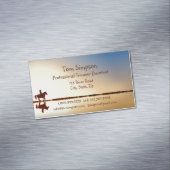 Custom Farrier Trimmer Reitsport Hoof Care Magnetische Visitenkarte (Beispiel)