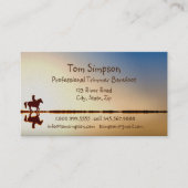 Custom Farrier Trimmer Reitsport Hoof Care Visitenkarte (Vorderseite)