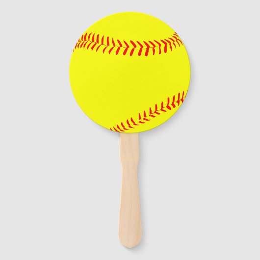 Custom Fastpech Softball Fans für Fans! Fächer (Rückseite)