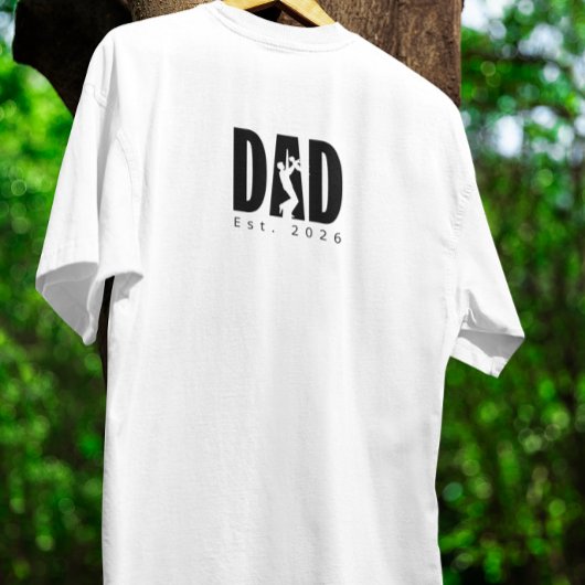 Custom Father and Child Silhouette T-Shirt