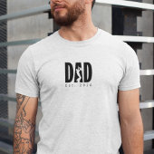 Custom Father and Child Silhouette T-Shirt