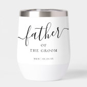 Custom Father of the Groom Script Calligrafy Name (Rückseite)