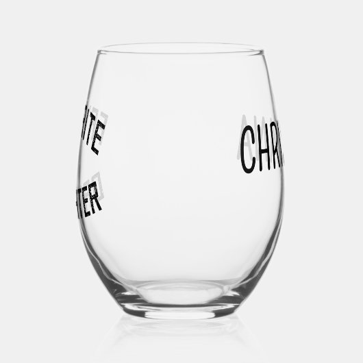 Custom Favorite Tochterfamilie Wiedersehen Funny Weinglas Ohne Stiel (Links)