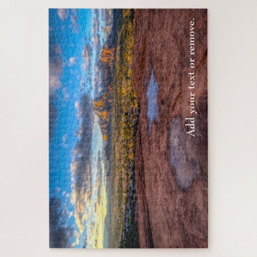 Custom, felsige Berglandschaft, Colorado, Puzzle (Vertikal)