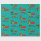 Custom Festivals Feiertag Frohe Weihnachten Gesche Geschenkpapier (Flach)