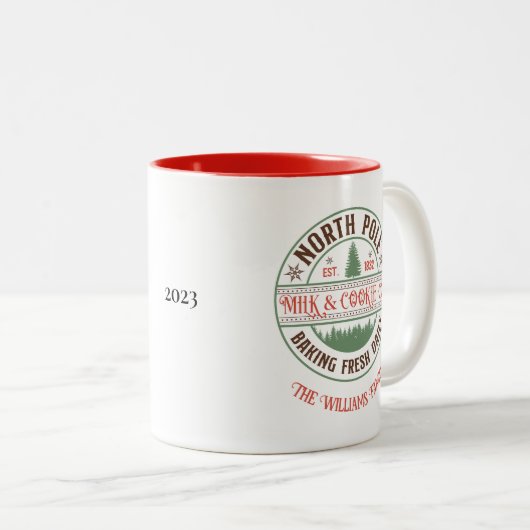 Custom Festivals North Pole Tasse (VorderseiteRechts)