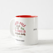 Custom Festivals North Pole Tasse (Vorderseite Links)