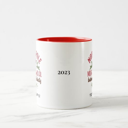 Custom Festivals North Pole Tasse (Mittel)