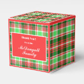 Custom Festivals Red Green Weihnachtsfeiertag Weiß Geschenkschachtel (Vorderseite)