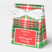 Custom Festivals Red Green Weihnachtsfeiertag Weiß Geschenkschachtel (Vorderseite)