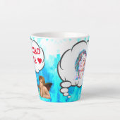 Custom-Film CIAO BELLA-Kristall-Engel Milchtasse (Vorderseite)