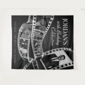 Custom Filmstrip Backdrop Hollywood Party Tapestry Wandteppich (Vorderseite (Horizontal))