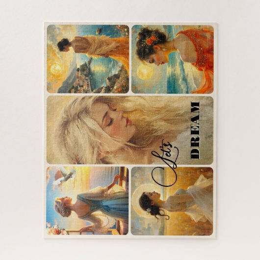 Custom Fine Art Women Collage Puzzle (Vertikal)