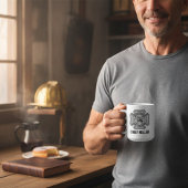 Custom Firefighter Name Years of Service Gift Kaffeetasse