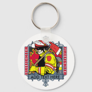 Custom Firefighter Schlüsselanhänger