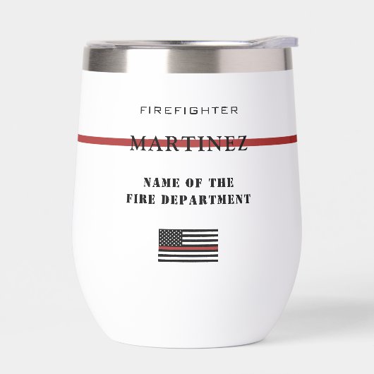 Custom Firefighter Thin Red Line Fire Department (Links)