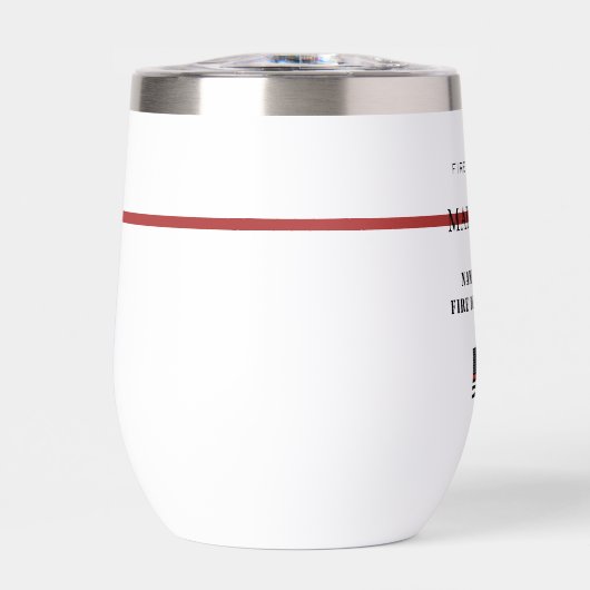 Custom Firefighter Thin Red Line Fire Department (Vorderseite)