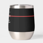 Custom Firefighter Thin Red Line Fire Department (Rückseite)