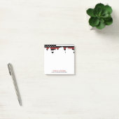 Custom Firefighter Thin Red Line Fire Department Post-it Klebezettel (Büro)