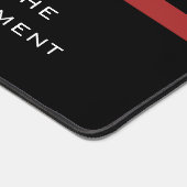 Custom Firefighter Thin Red Line Fire Department Schreibtischunterlage (Ecke)