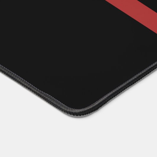 Custom Firefighter Thin Red Line Fire Department Schreibtischunterlage (Ecke)