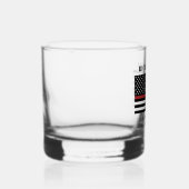 Custom Firefighter Thin Red Line Fire Department Whiskyglas (Rechts)