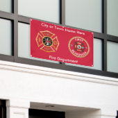 Custom Fireman's Cross Outdoor Banner (Äußeres Gebäude)