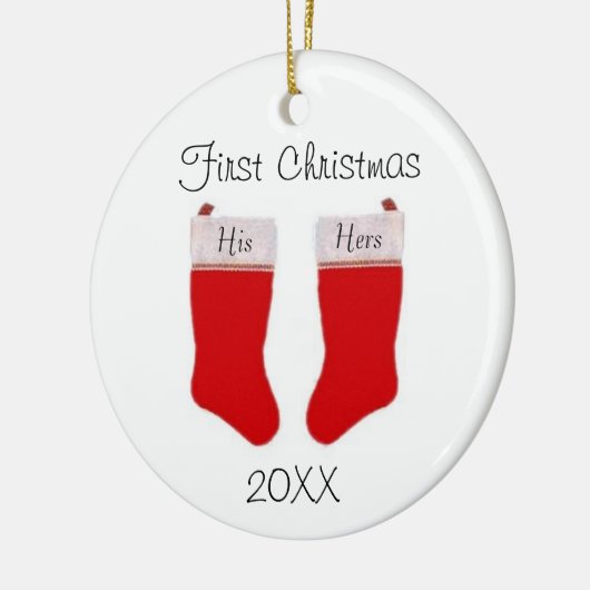 Custom First Christmas Ornament (Links)