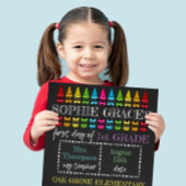 Custom First Day School, Back to School Sign Fotodruck