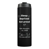 Custom First Father Gift Thermosbecher (Vorderseite)