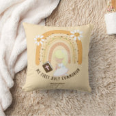 Custom First Heilige Kommune Niedlich Blonde Hair  Kissen (Decke)