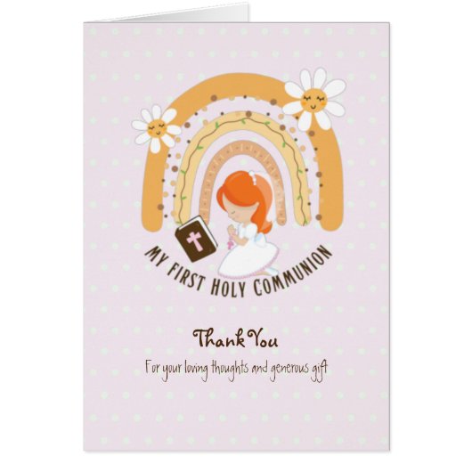 Custom First Heilige Kommune Niedlich Red Hair Gir (Vorne)