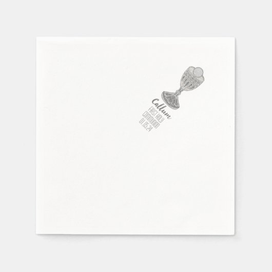 Custom First Heilige Kommunion Party Serviette (Vorderseite)