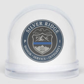 Custom First Responder Support Snow Globe Schneekugeln (Vorderseite)
