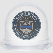 Custom First Responder Support Snow Globe Schneekugeln (Rückseite)