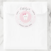 Custom First Tooth Baby Meilenstein Sticker (Tasche)