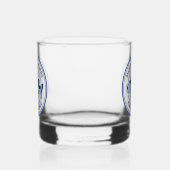 Custom Fish and Tackle Shop Blue Fischer Whiskyglas (Links)