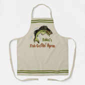 Custom Fish Grillin' Schürze (Vorderseite)