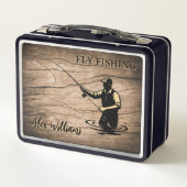 Custom Fishing Box Fishing Gift Fishing Box Metall Brotdose (Rückseite)