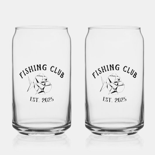 Custom Fishing Club Dosenglas (Vorderseite)
